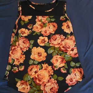 Floral Sleeveless Top